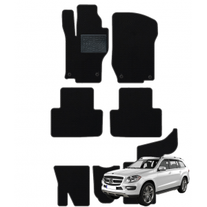 Mercedes-Benz GL (X164) 2006-2012 7 vietų polimerinis EVA bagažinės kilimėlis