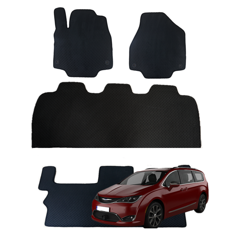 Chrysler Pacifica nuo 2017m. (7 vietų) polimeriniai EVA kilimėliai