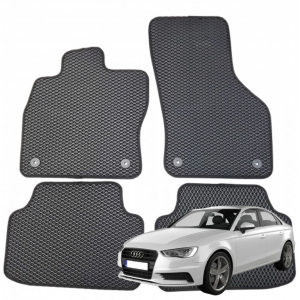 Audi A3 III 8V sedanas 2013-2021 polimeriniai EVA kilimėliai