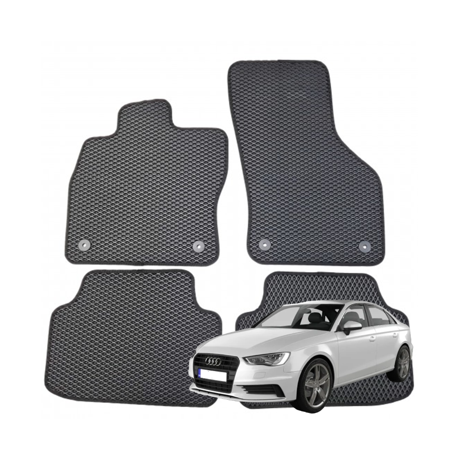 Audi A3 III 8V sedanas 2013-2021 polimeriniai EVA kilimėliai