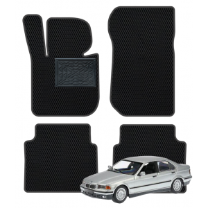BMW 3 (E36) Sedanas 1990-2000 polimeriniai EVA kilimėliai