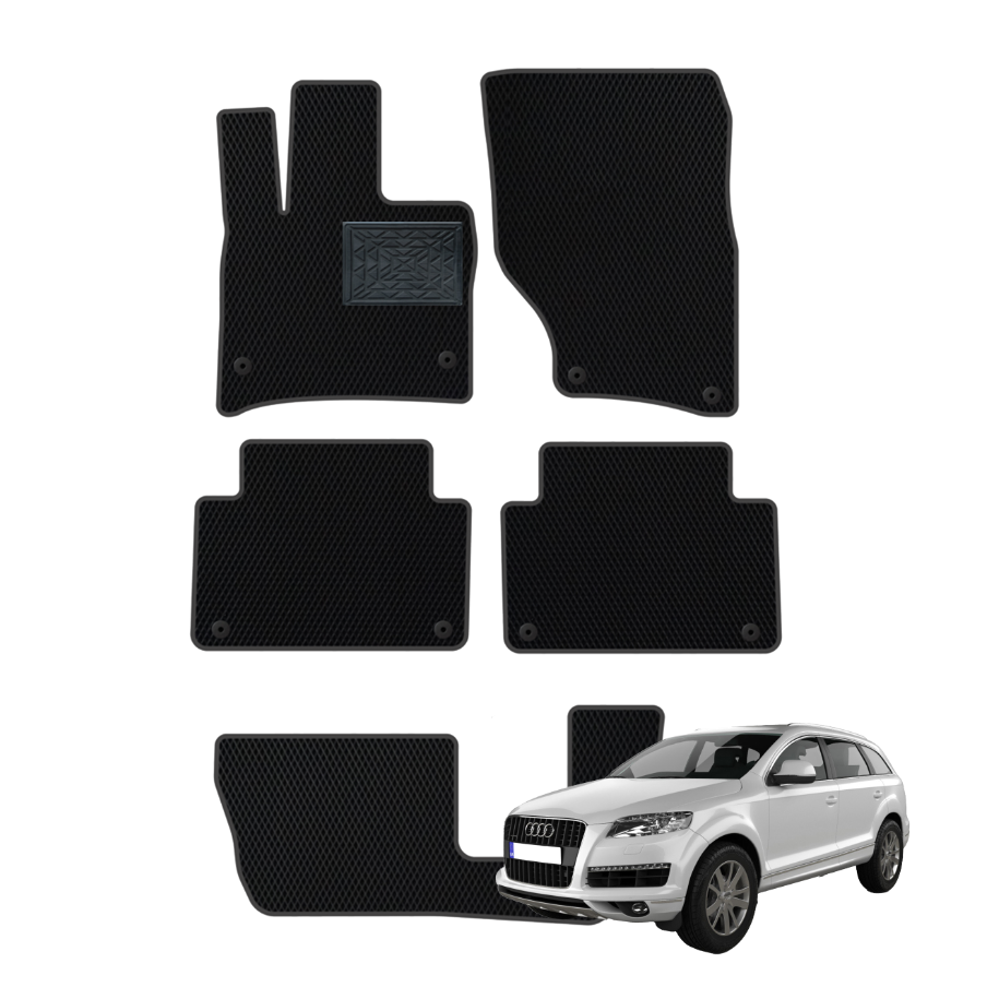 AUDI Q7 2006-2015 (7 vietų) polimeriniai automobilių EVA kilimėliai