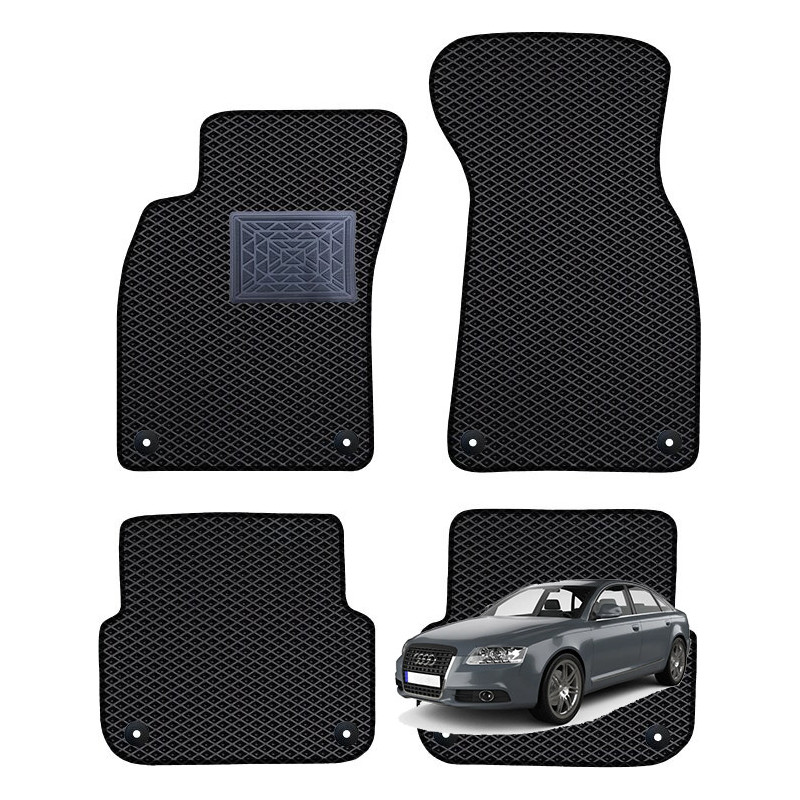 Audi A6 (C6) Sedanas 2004-2011 polimeriniai EVA kilimėliai