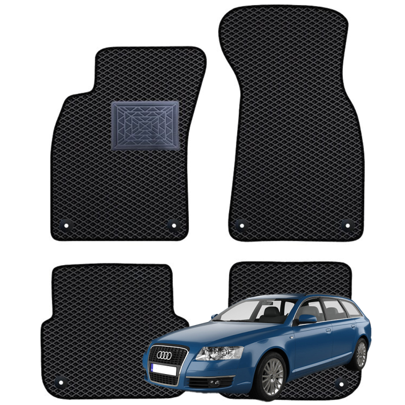 Audi A6 (C6) Universalas 2004-2011 polimeriniai EVA kilimėliai