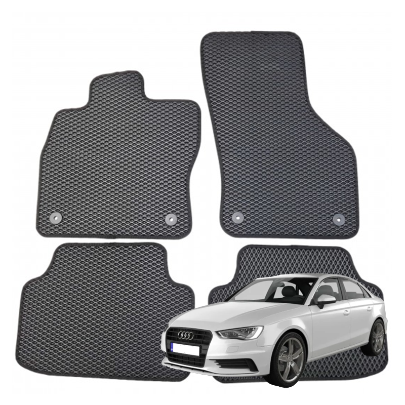 Audi A3 III 8V sedanas 2014-2021 polimeriniai EVA kilimėliai