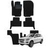 Mercedes-Benz GL (X166) 2013-2019 7 vietų polimeriniai EVA kilimėliai