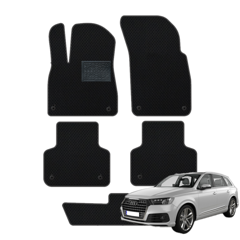 Audi Q7 2015-2026 (7 vietų) polimeriniai EVA kilimėliai