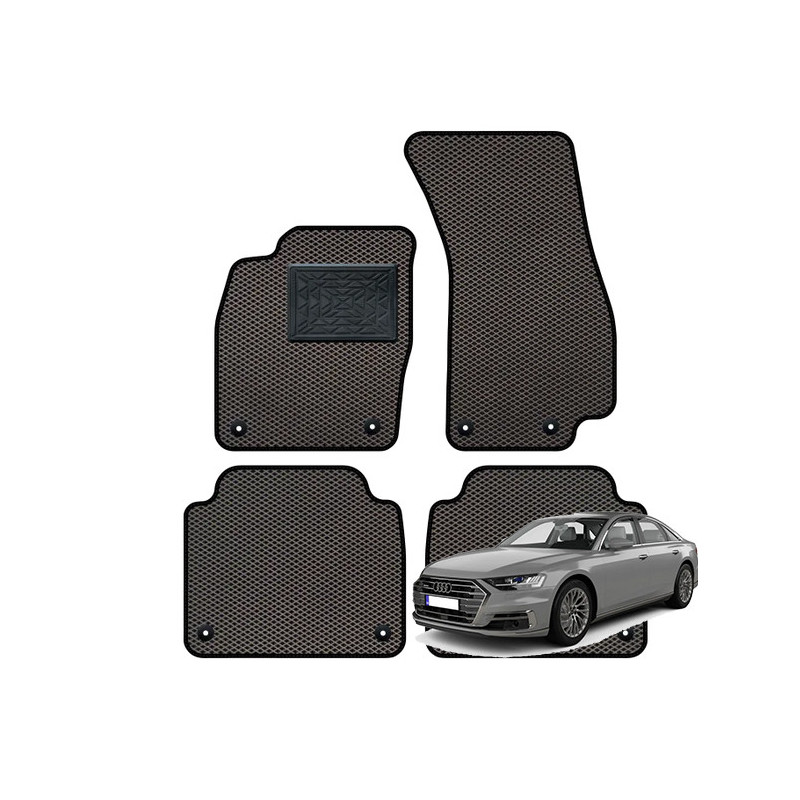 Audi A8 Short D5 nuo 2017m. polimeriniai EVA kilimėliai