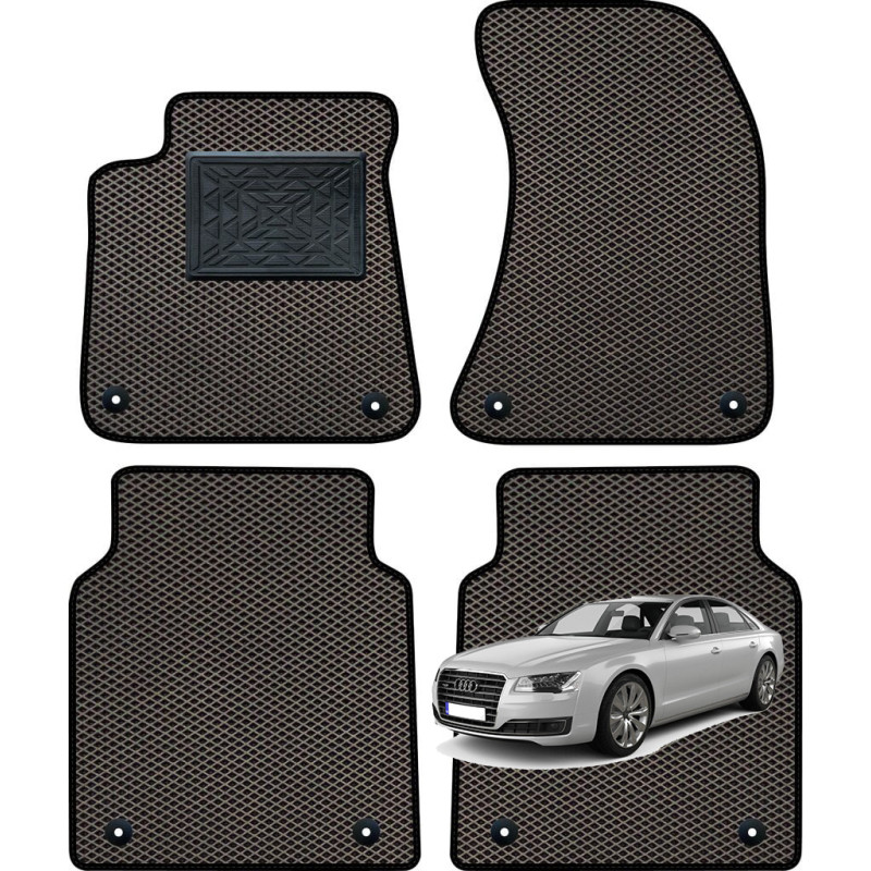 Audi A8 D4 Short 2010-2017 polimeriniai EVA kilimėliai