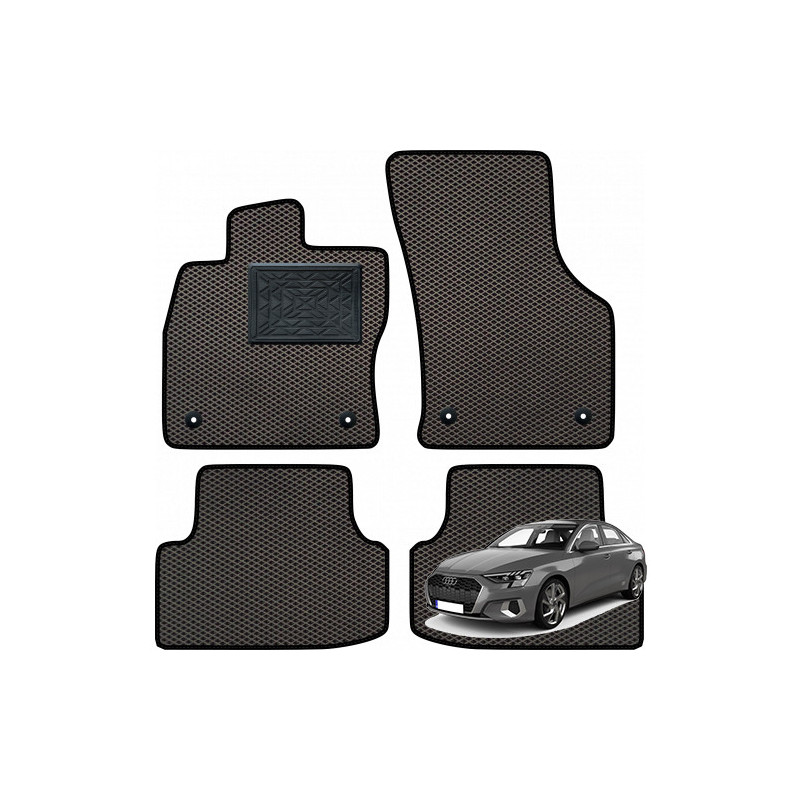 Audi A3 8Y Sedanas nuo 2021m. automobilių EVA kilimėliai
