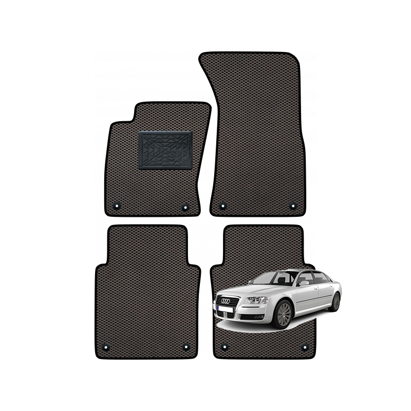 Audi A8 (D3) Long 2002-2009 polimeriniai EVA kilimėliai