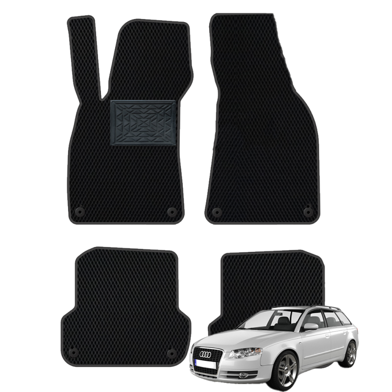 Audi A4 (B7) 2004-2008 Universalas polimeriniai EVA kilimėliai
