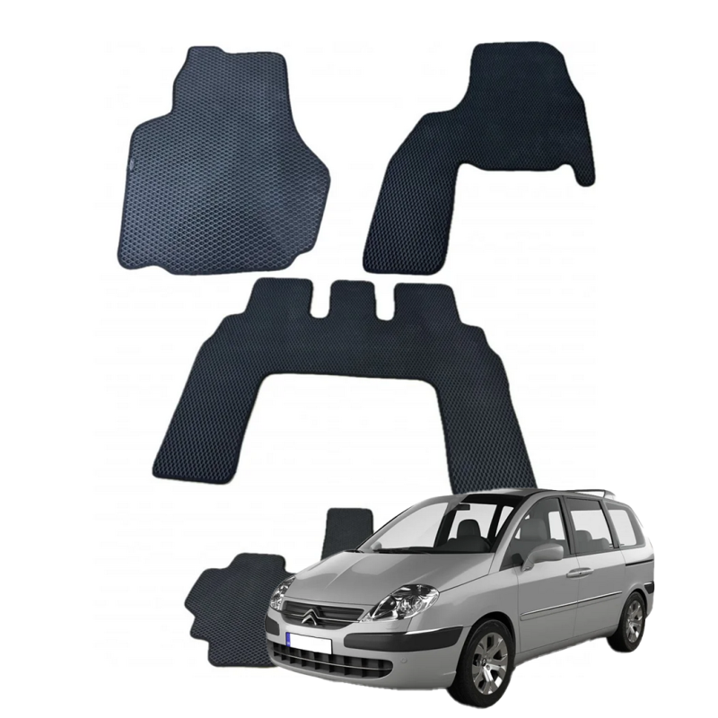 Citroen C8 I 2002-2014 (7 vietų) polimeriniai EVA kilimėliai