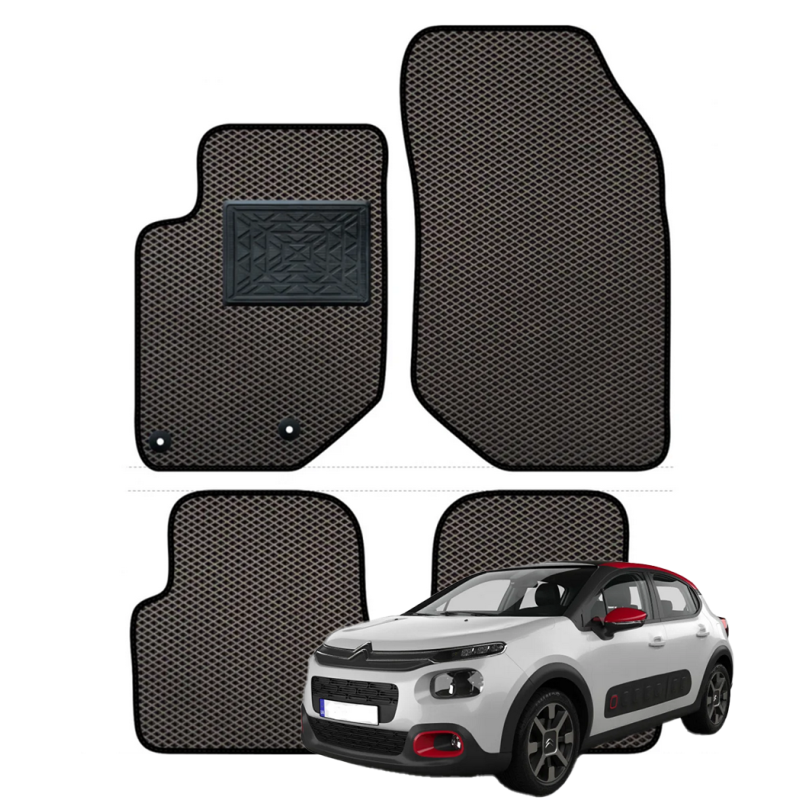 Citroen C4 III nuo 2020m. polimeriniai EVA kilimėliai