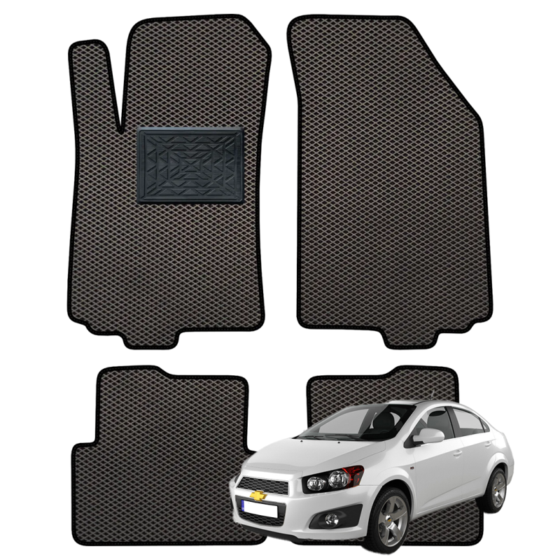 Chevrolet Aveo Sedanas 2012–2020 polimeriniai EVA kilimėliai