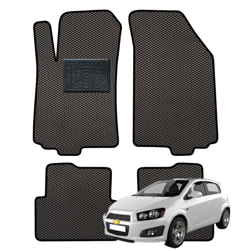 Chevrolet Aveo Hečbekas 2012–2020 polimeriniai EVA kilimėliai