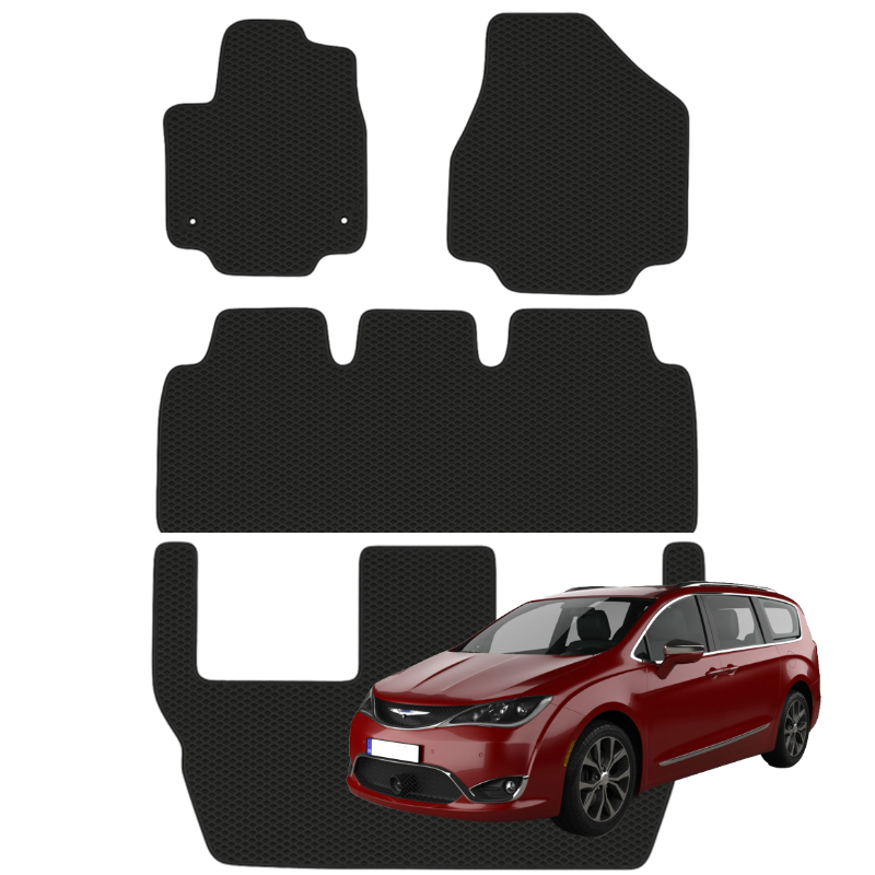 Chrysler Pacifica nuo 2017m. (7 vietų) polimeriniai EVA kilimėliai