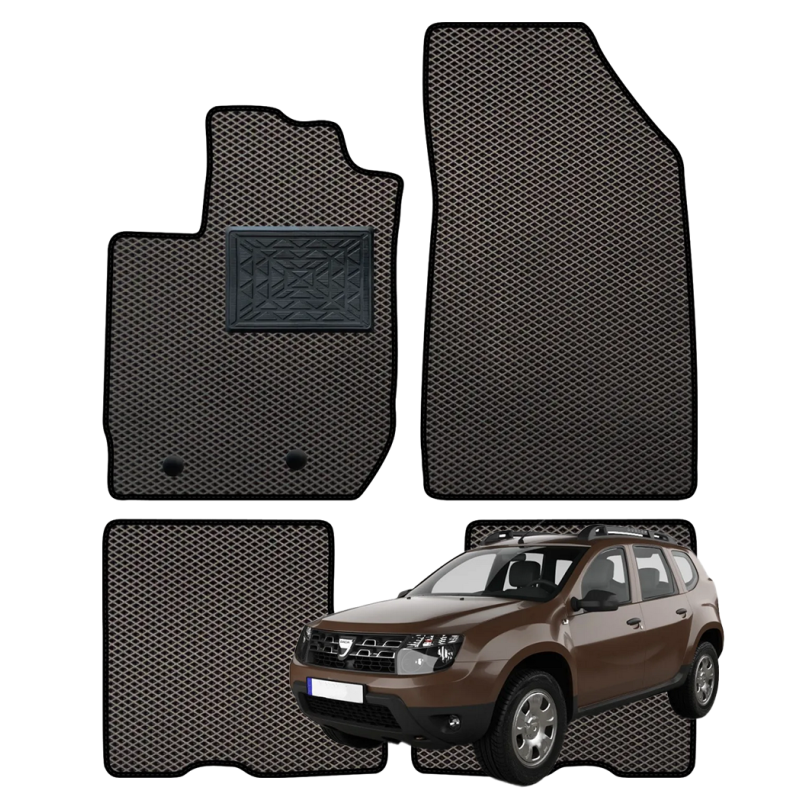 Dacia Duster II 2017–2024 polimeriniai EVA kilimėliai