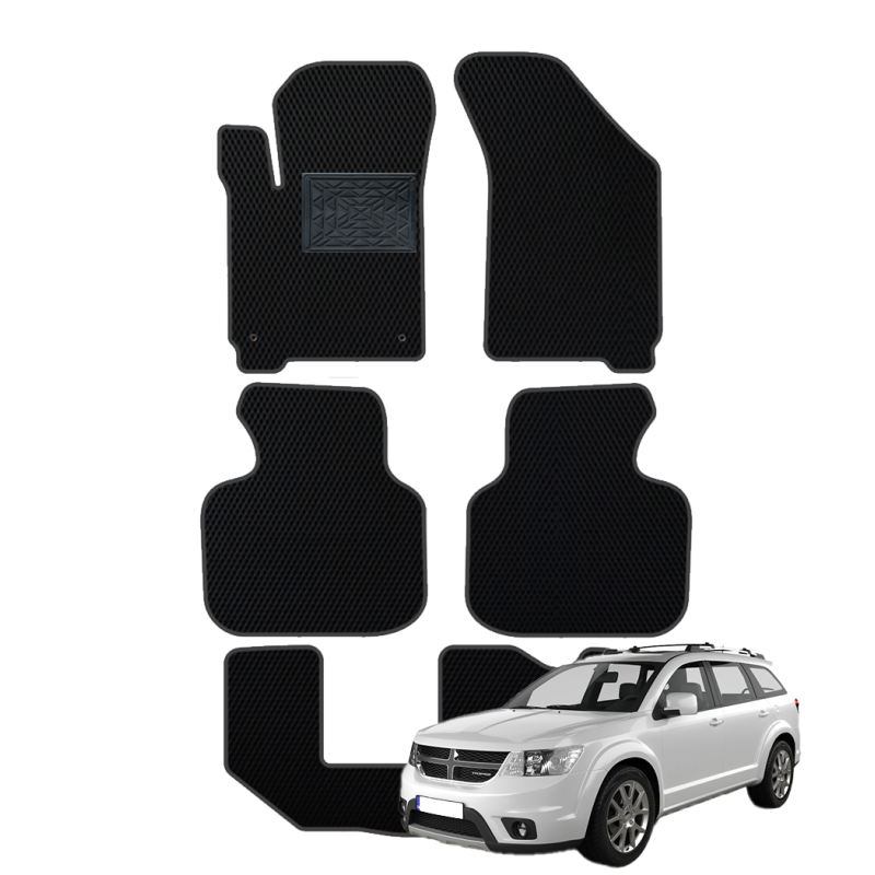 Dodge Journey 2008-2020 7-vietis polimeriniai EVA kilimėliai