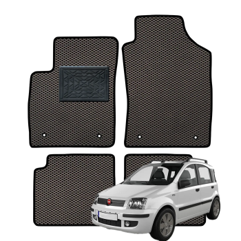 Fiat Panda 2003-2012 polimeriniai EVA kilimėliai
