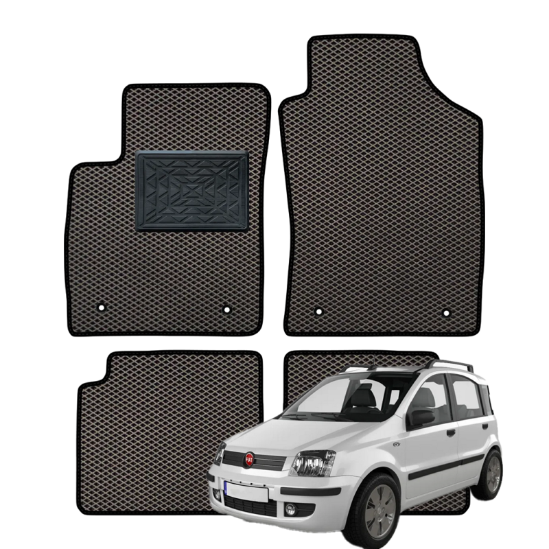 Fiat Panda 2003-2012 polimeriniai EVA kilimėliai