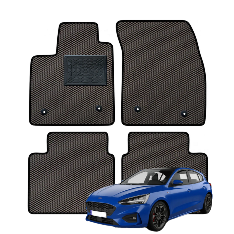 Ford Focus IV hečbekas 2018-2025 polimeriniai EVA kilimėliai
