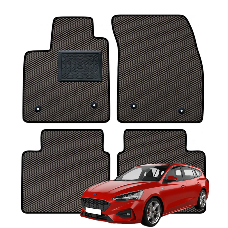 Ford Focus IV universalas 2018-2025 polimeriniai EVA kilimėliai
