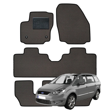 Ford Galaxy Mk III 2006-2015 (7 vietų) polimeriniai EVA kilimėliai