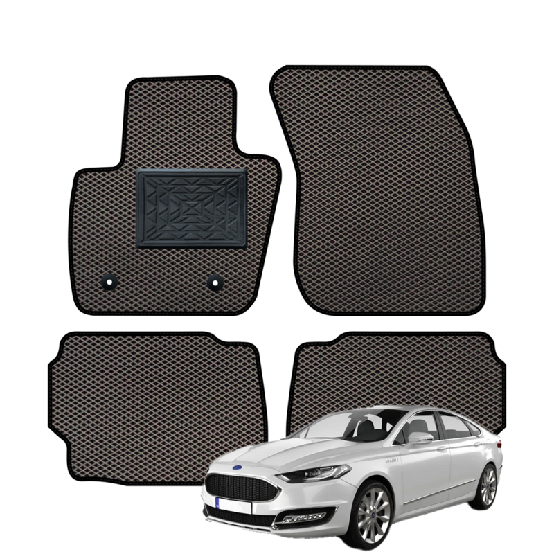 Ford Mondeo V sedanas 2015-2023 polimeriniai EVA kilimėliai