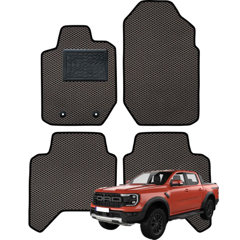 Ford Ranger Raptor 2018-2022 polimeriniai EVA kilimėliai