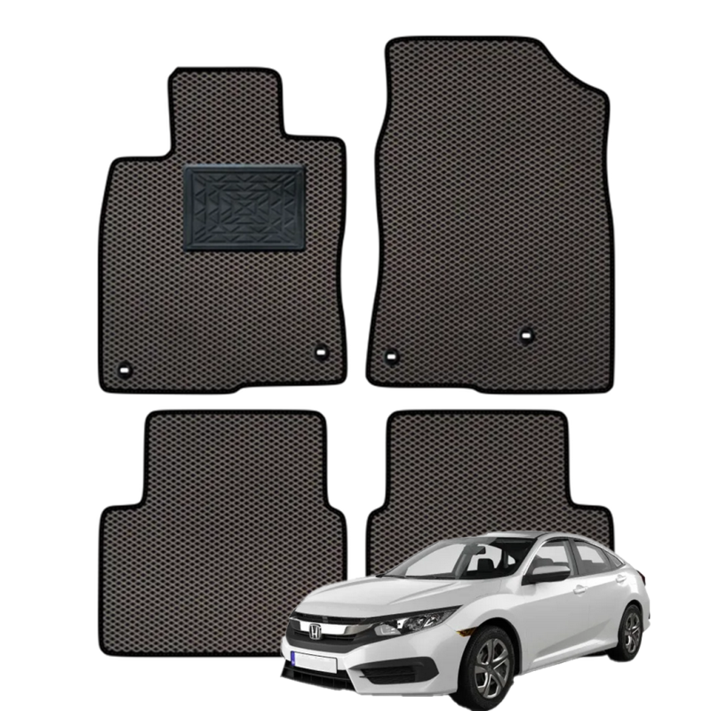 Honda Civic X Hečbekas 5 durų 2015-2021 polimeriniai EVA kilimėliai