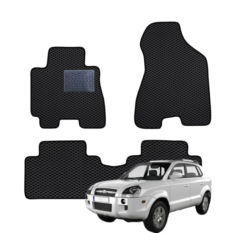 Hyundai Tucson I 2004-2009 polimeriniai EVA kilimėliai