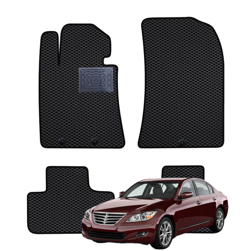 Hyundai Genesis 2010-2014 polimeriniai EVA kilimėliai