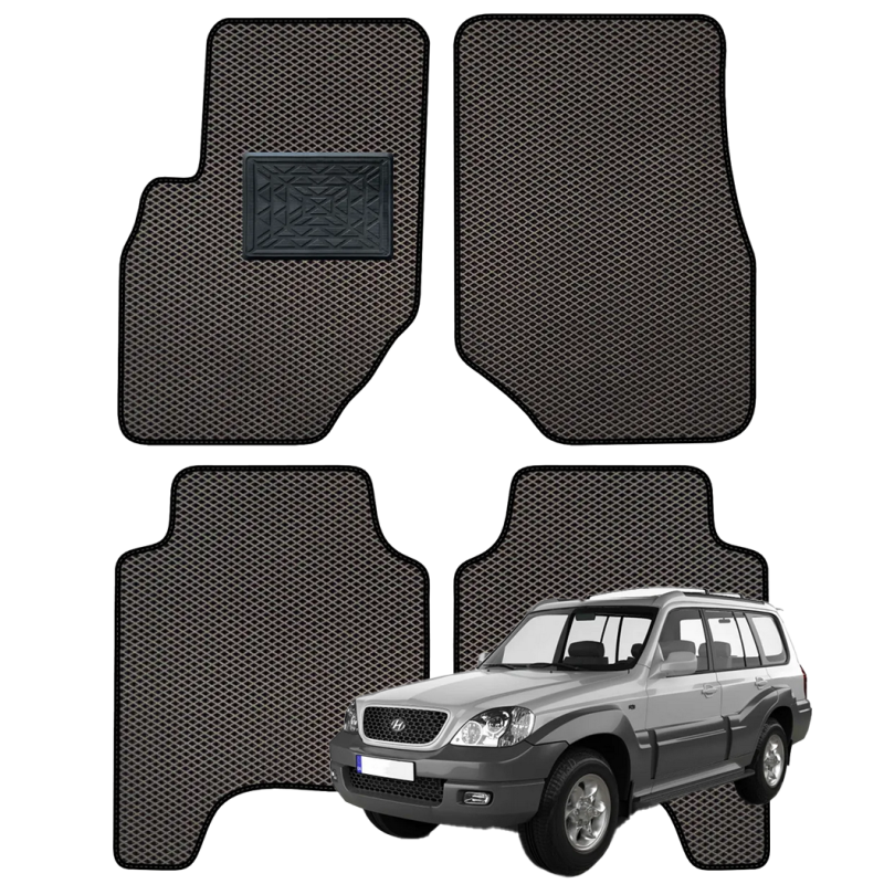 Hyundai Terracan 2001-2007 polimeriniai EVA kilimėliai