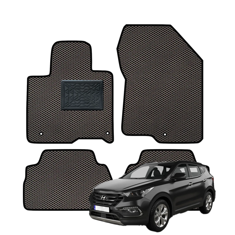 Hyundai Santa Fe IV Hybrid 2020–2023 polimeriniai EVA kilimėliai