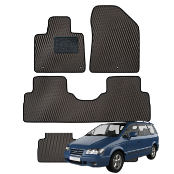 Hyundai Trajet 2004-2008 (7 vietų) polimeriniai EVA kilimėliai