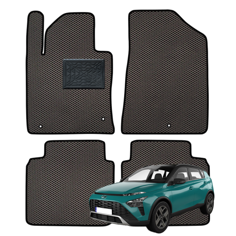 Hyundai Bayon nuo 2021m. polimeriniai EVA kilimėliai