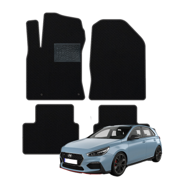 Hyundai i30 III nuo 2018m. polimeriniai EVA kilimėliai
