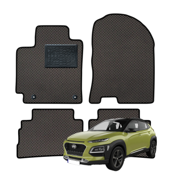 Hyundai Kona Hybrid 2017–2023 polimeriniai EVA kilimėliai