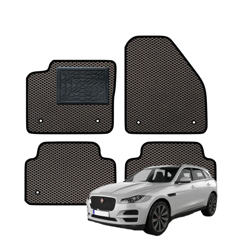 Jaguar E-Pace 2017–2024 polimeriniai EVA kilimėliai