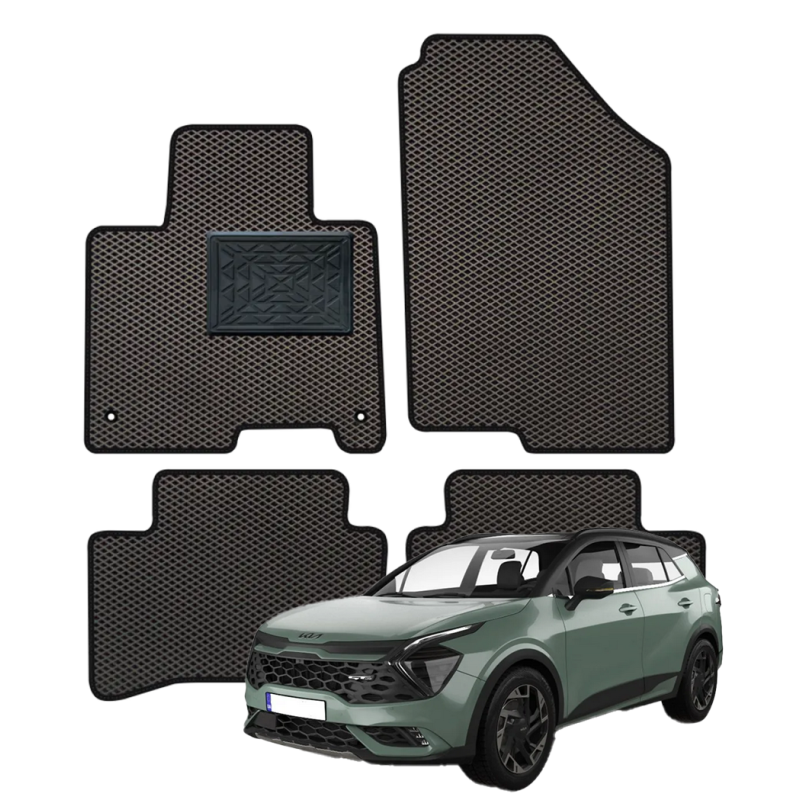 Kia Sportage (Benzinas/Dyzelis/MHEV) nuo 2021m. polimeriniai EVA kilimėliai