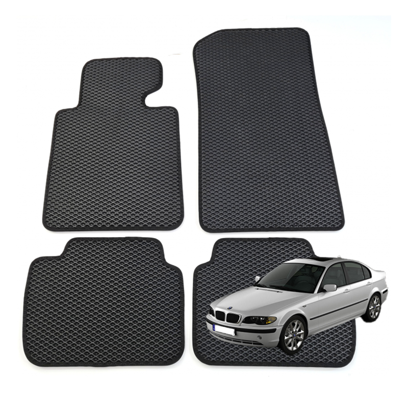 BMW 3 (Е46) Sedanas 1999-2006 polimeriniai EVA kilimėliai