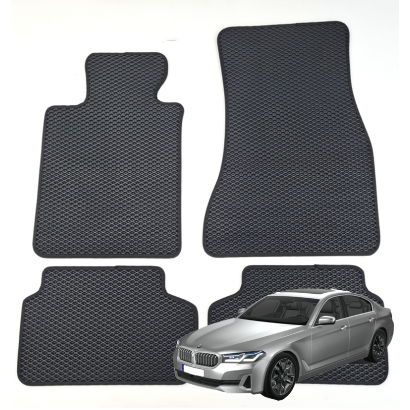 BMW 5 serija (G30) 2017-2023 polimeriniai EVA kilimėliai