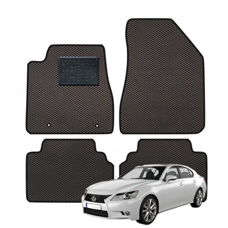 Lexus GS IV 2011-2020 polimeriniai EVA kilimėliai
