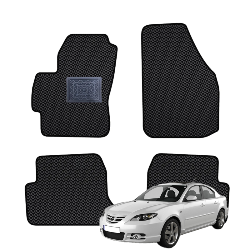 Mazda 3 I BK sedanas 2003-2009 polimeriniai EVA kilimėliai