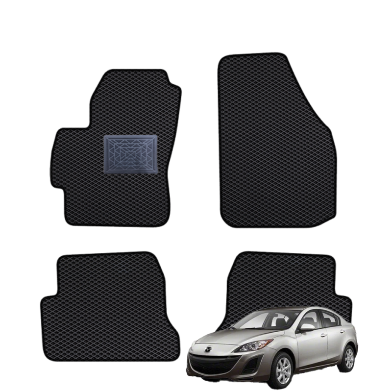 Mazda 3 I BK Hečbekas 2003-2009 polimeriniai EVA kilimėliai