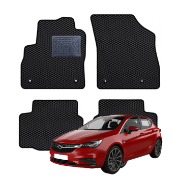 Opel Astra K 2015-2021 hečbekas polimeriniai EVA kilimėliai