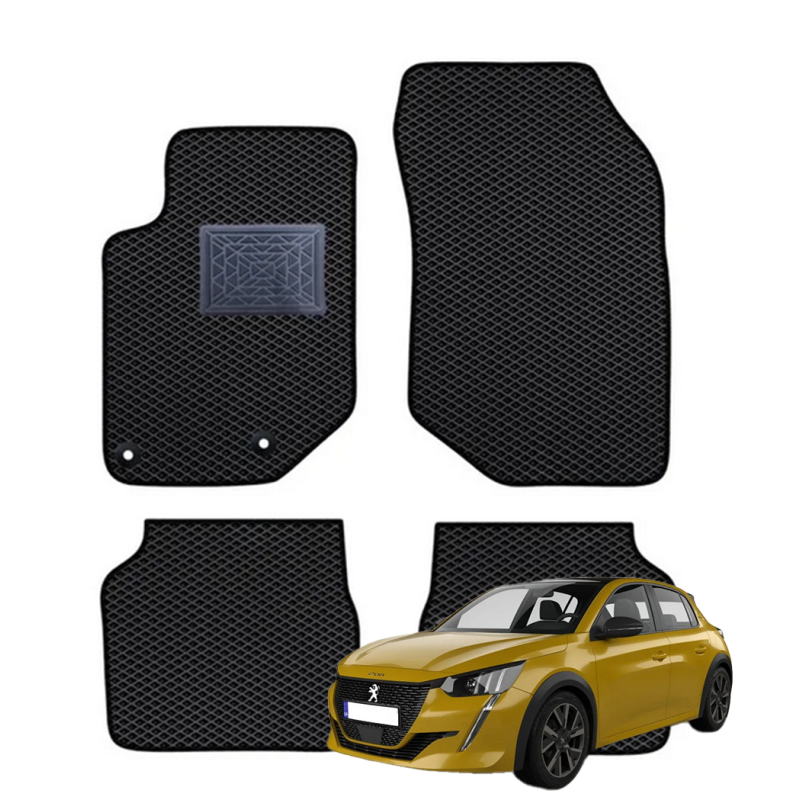 Peugeot e-208 (Elektrinė versija) nuo 2019m. polimeriniai EVA kilimėliai