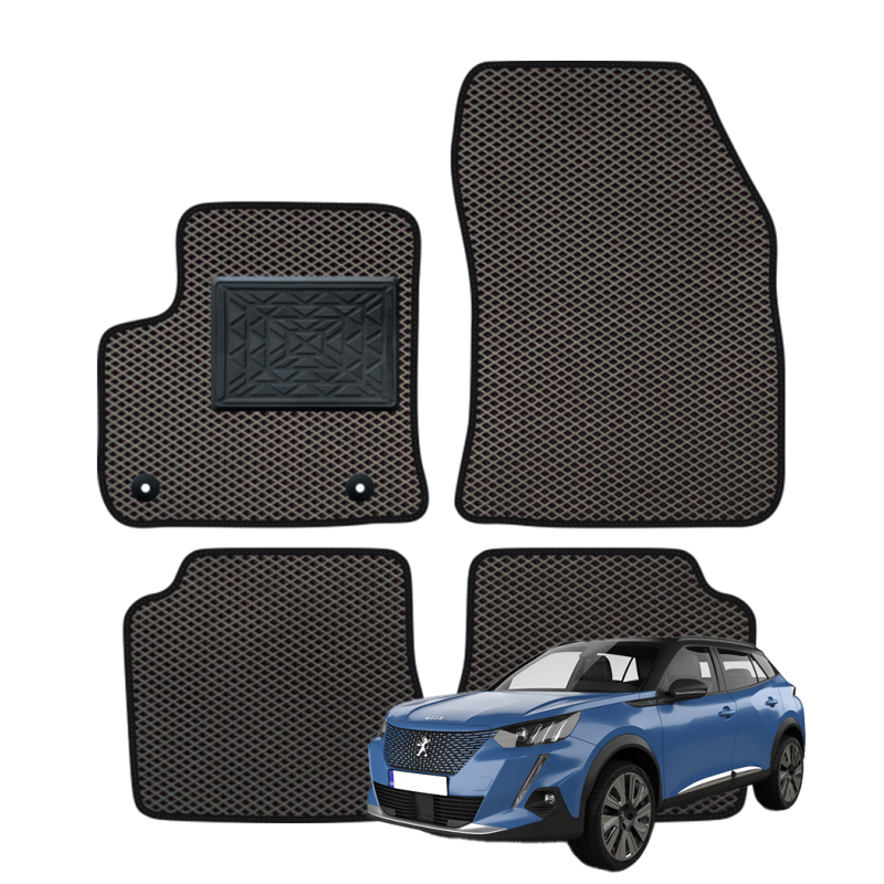 Peugeot e-2008 (Elektrinė versija) nuo 2021m. polimeriniai EVA kilimėliai