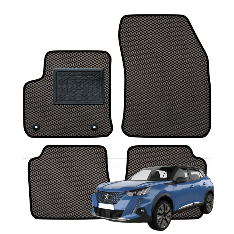 Peugeot 2008 II (Benzininė/Dyzelinė versija) nuo 2019m. polimeriniai EVA kilimėliai